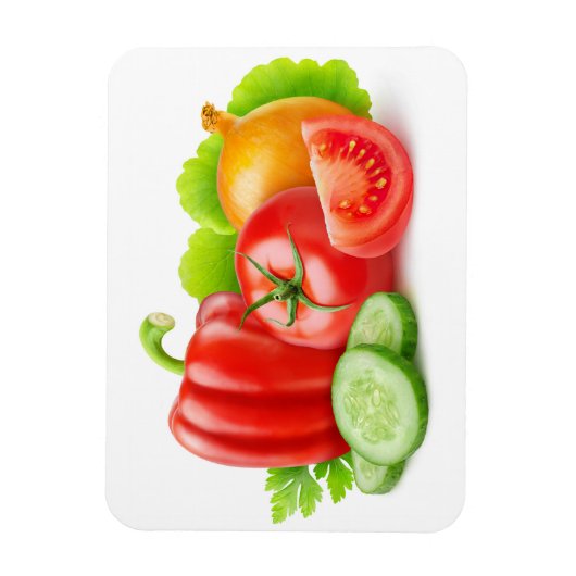 Verse groenten magneet (Verticaal)