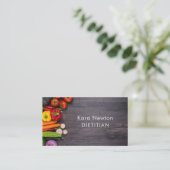 Verse groenten Nutrition Coach Chef Catering Visitekaartje (Staand voorkant)