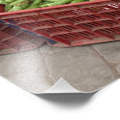 Verse groenten op de markt - Marrakech, Marokko Foto Afdruk (Hoek)