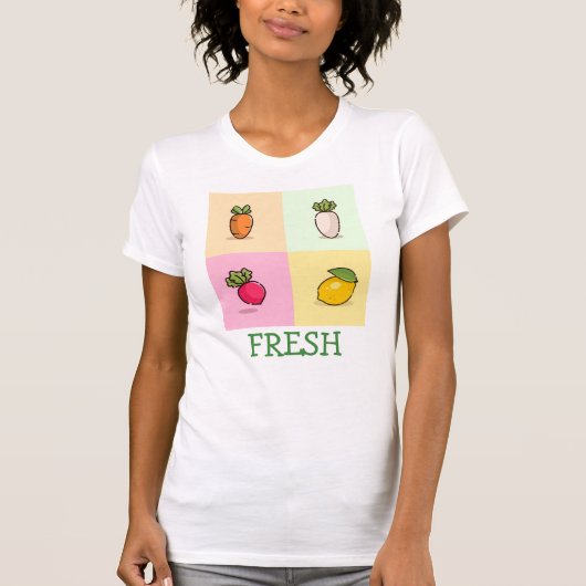 Verse groenten t-shirt (Voorkant)