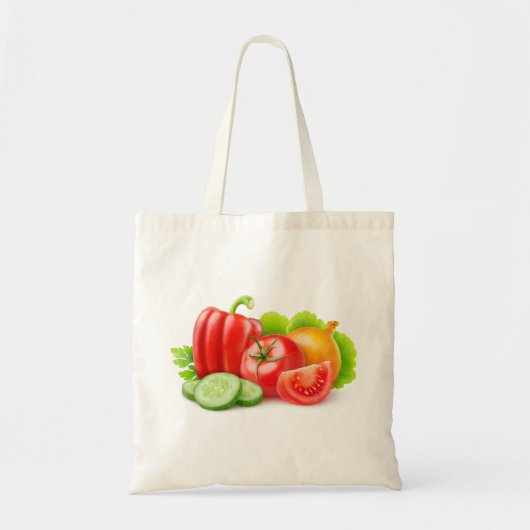 Verse groenten tote bag (Voorkant)
