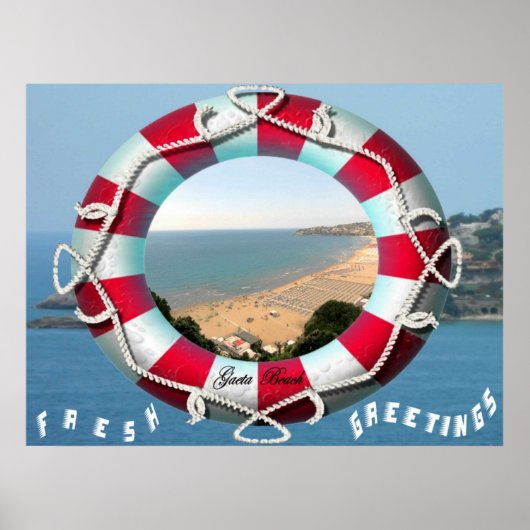 Verse groeten poster (Voorkant)