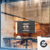 Verse Halloween-koffie Raamsticker (Cafe Raam)