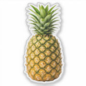 Verse hele ananas op maat gemaakte vinyl sticker (Voorkant)