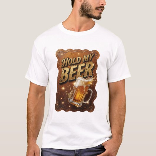 Verse HET IS MIJN BIER Draagbare Kunst T-shirt (Voorkant)