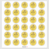 Verse Honey Jar 2" Etiketten | Honingbij Sticker (Vel)