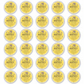 Verse Honey Jar 2" Etiketten | Honingbij Sticker (Voorkant)