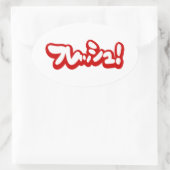 Verse Japanse フ レ シ ュ! Ovale Sticker (Tas)