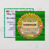 Verse Kaart en conserven (Voorkant / Achterkant)