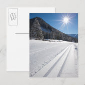 verse kant-en-klare skist in een 2 briefkaart (Voorkant / Achterkant)