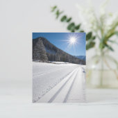 verse kant-en-klare skist in een 2 briefkaart (Staand voorkant)