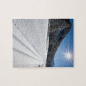 verse kant-en-klare skist in een 2 legpuzzel (Horizontaal)