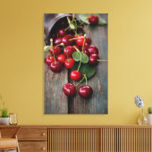 Verse kersen canvas afdruk (Insitu (Woonkamer))