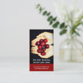 Verse kersen! Cherry Orchard Fruittelers Visitekaartje (Staand voorkant)