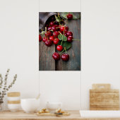 Verse kersen poster (Keuken)