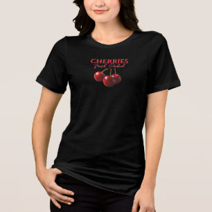 Verse kersen Tri-Blend shirt