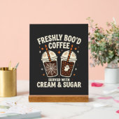 Verse Kerst Halloween Koffie Acryl Bord (Huwelijk)
