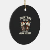 Verse Kerst Halloween Koffie Keramisch Ornament (Rechts)