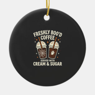 Verse Kerst Halloween Koffie Keramisch Ornament