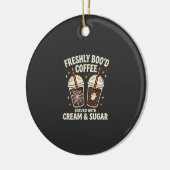 Verse Kerst Halloween Koffie Keramisch Ornament (Links)