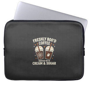Verse Kerst Halloween Koffie Laptop Sleeve