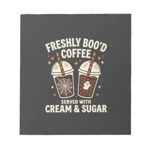 Verse Kerst Halloween Koffie Notitieblok