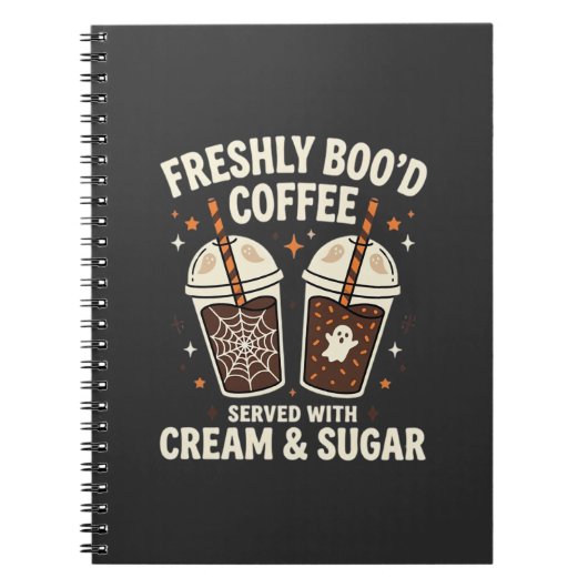 Verse Kerst Halloween Koffie Notitieboek (Voorkant)