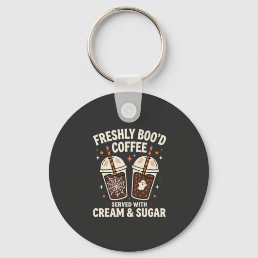 Verse Kerst Halloween Koffie Sleutelhanger (Voorkant)