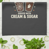 Verse Kerst Halloween Koffie Theedoek (Gevouwen)