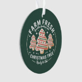 Verse Kerstboom Cake Kerstmis Vakantie Ornament (voorkant)