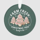 Verse Kerstboom Cake Kerstmis Vakantie Ornament (voorkant)