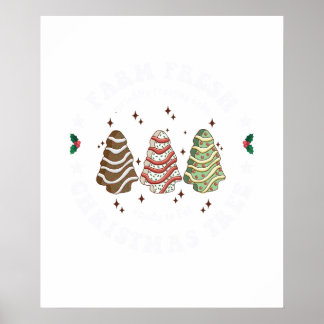 verse kerstboom poster