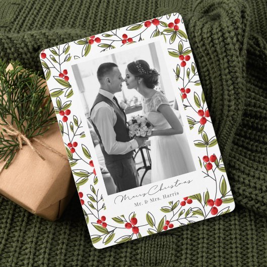 Verse Kerstfoto Vakantiegroet Feestdagenkaart