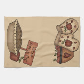Verse Keukenhanddoek met Appeltaart Motief (Horizontaal)