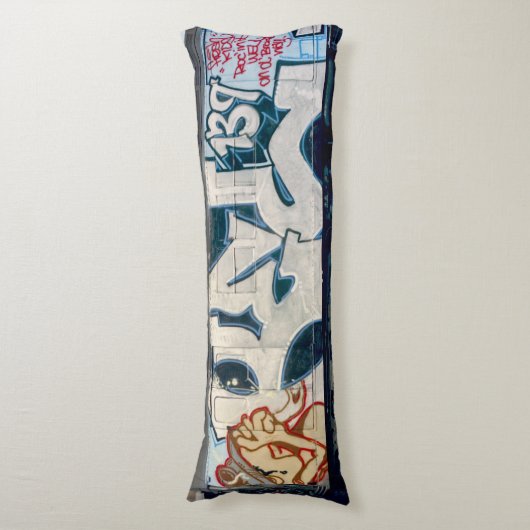 Verse Kinder graffiti Lichaamskussen (Voorkant Verticaal)