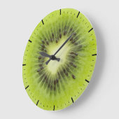 Verse kiwi's. Ronde segmentafsluiting geïsoleerd Grote Klok (Hoek)
