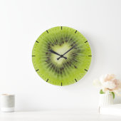 Verse kiwi's. Ronde segmentafsluiting geïsoleerd Grote Klok (Huis)