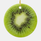 Verse kiwi's. Ronde segmentafsluiting geïsoleerd Keramisch Ornament (Achterkant)