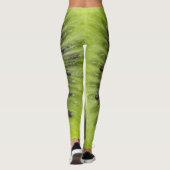 Verse kiwi's. Ronde segmentafsluiting geïsoleerd Leggings (Achterkant)