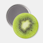 Verse kiwi's. Ronde segmentafsluiting geïsoleerd Magneet (Voorkant / Achterkant)
