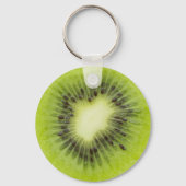 Verse kiwi's. Ronde segmentafsluiting geïsoleerd Sleutelhanger (Voorkant)