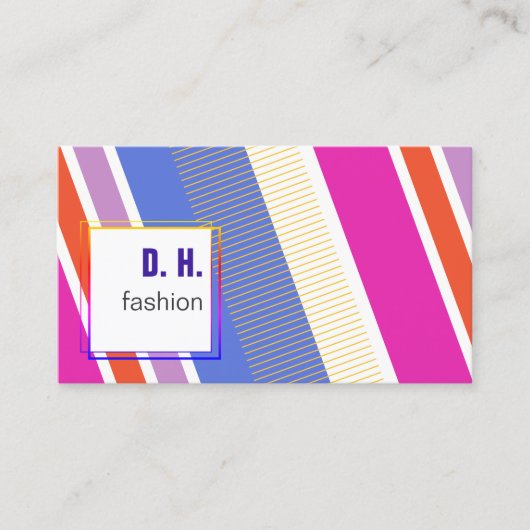 Verse kleuren Mode Visitekaartje (Voorkant)