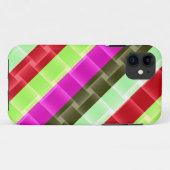 Verse kleurenstrepen modern design 2 Case-Mate iPhone case (Achterkant (horizontaal))