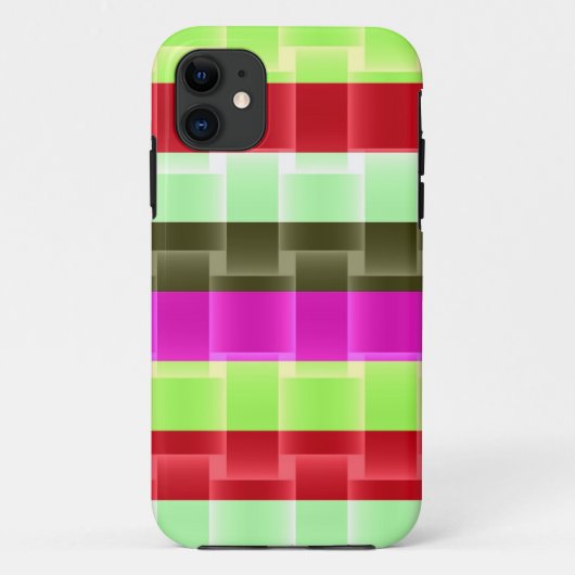 Verse kleurenstrepen modern design Case-Mate iPhone case (Achterkant)