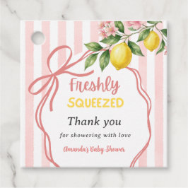 Verse Knepen Limonade Boog Limonade Baby Shower Bedankjes Labels