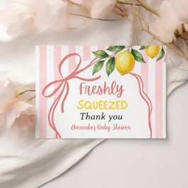 Verse Knepen Limonade Boog Limonade Baby Shower Bedankkaart