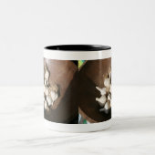 Verse knoflook op Shaker Square Farmers Market Tweekleurige Koffiemok (Center)