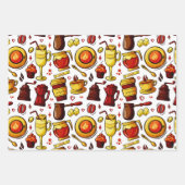 Verse Koffie Cafe Inpakpapier Set Vel (Voorkant)