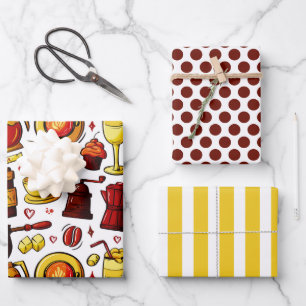 Verse Koffie Cafe Inpakpapier Set Vel