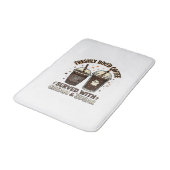 Verse Koffie Halloween Geest Beker Badmat (Gekanteld)